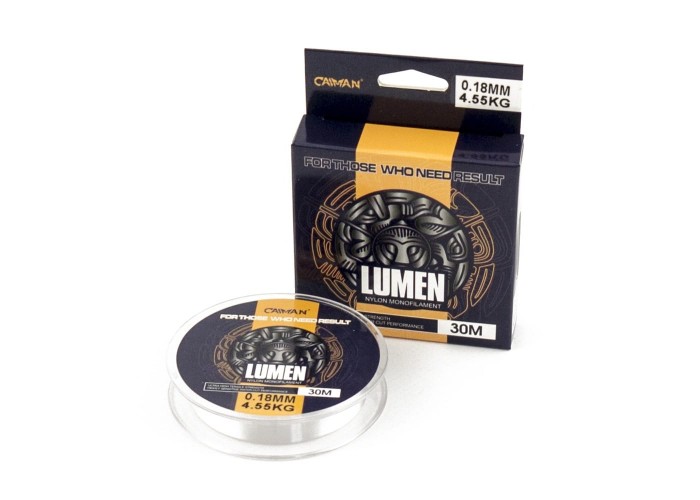 Леска Caiman Lumen 30м 0,18 мм прозрачная