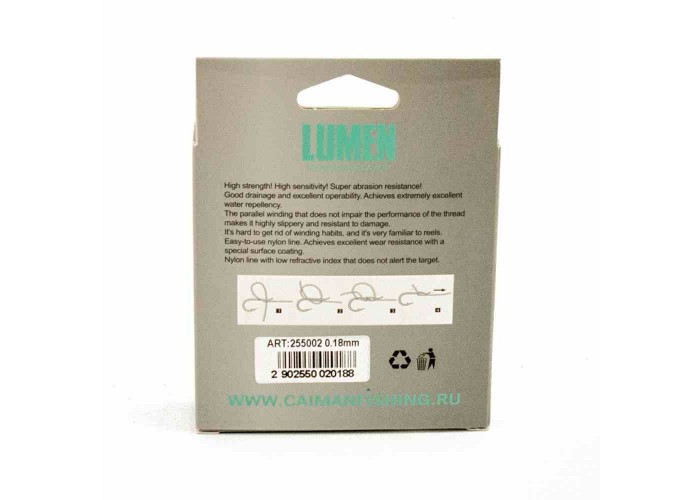 Леска Caiman Lumen 150м 0,18 мм прозрачная