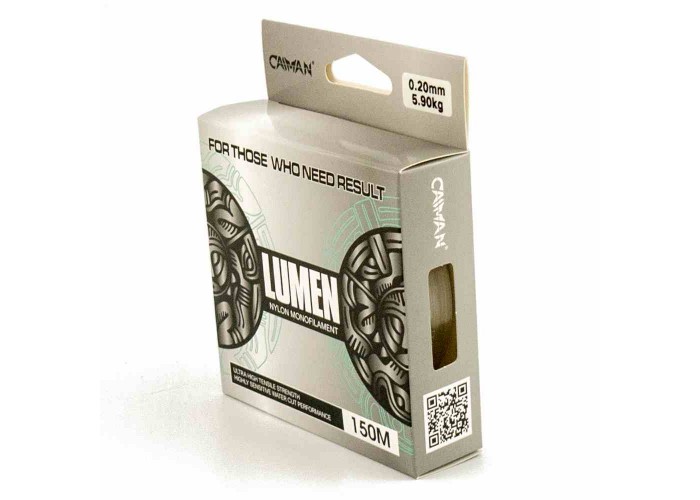 Леска Caiman Lumen 150м 0,20 мм прозрачная