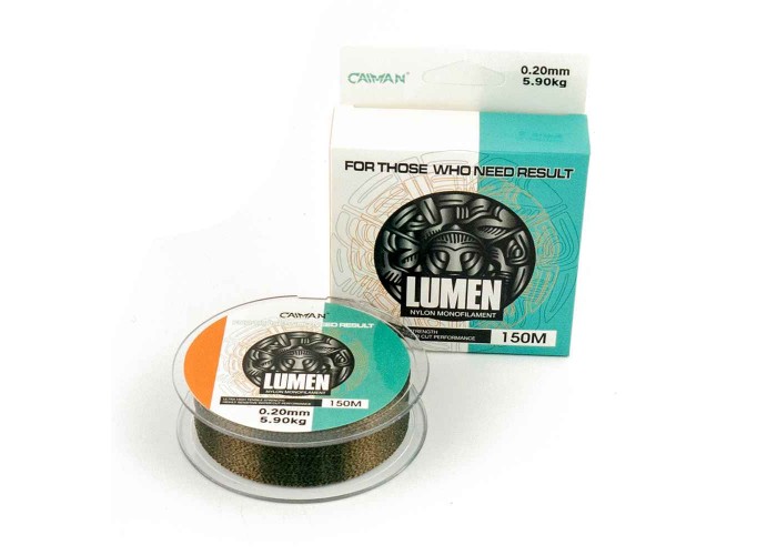 Леска Caiman Lumen 150м 0,20 мм черно-зеленая