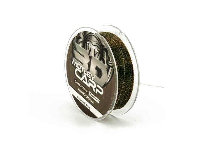 Леска Caiman Motley Carp 300м 3D Camo Brown 0,28 мм (6шт в упак)