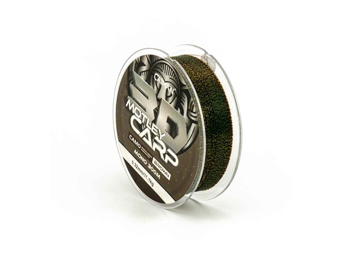 Леска Caiman Motley Carp 300м 3D Camo Brown 0,32 мм (6шт в упак)
