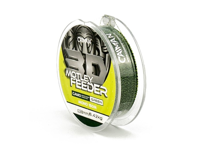 Леска Caiman Motley Feeder 150м 3D Camo green 0,28 мм