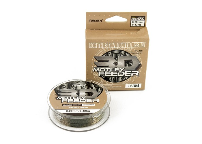 Леска Caiman Motley Feeder 150м 3D Camo Brown 0,28 мм