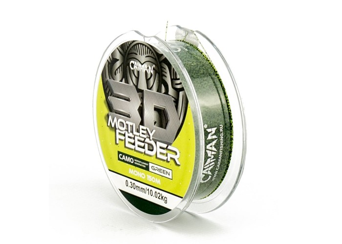 Леска Caiman Motley Feeder 150м 3D Camo green 0,30 мм