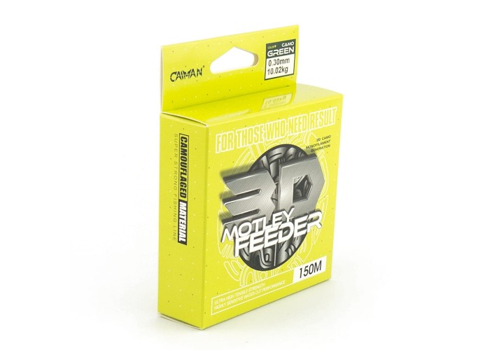 Леска Caiman Motley Feeder 150м 3D Camo green 0,30 мм