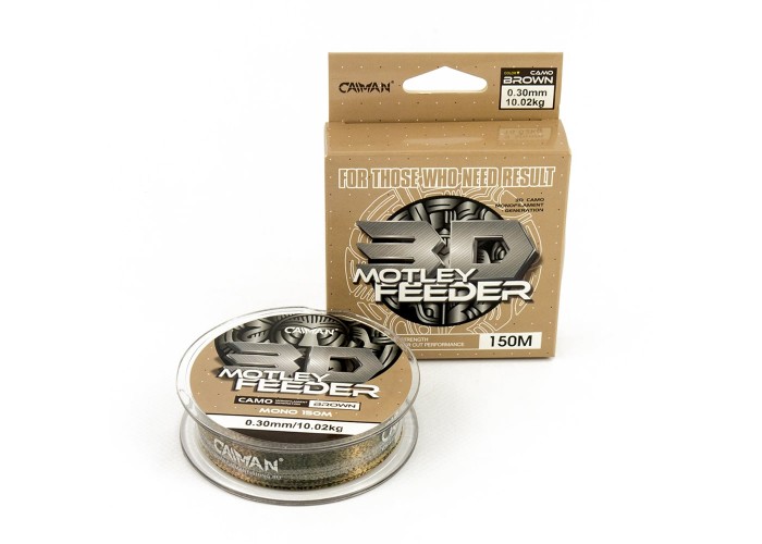 Леска Caiman Motley Feeder 150м 3D Camo Brown 0,30 мм