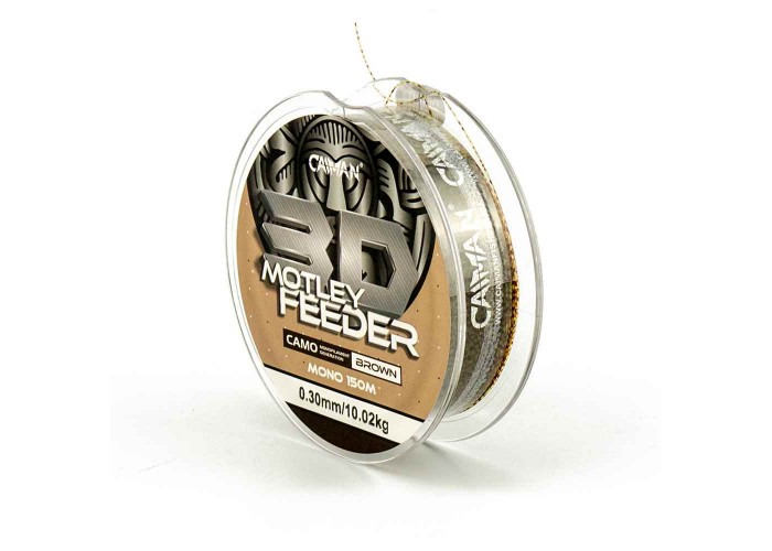 Леска Caiman Motley Feeder 150м 3D Camo Brown 0,30 мм