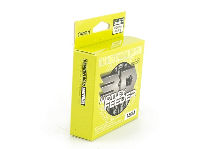 Леска Caiman Motley Feeder 150м 3D Camo green 0,20 мм