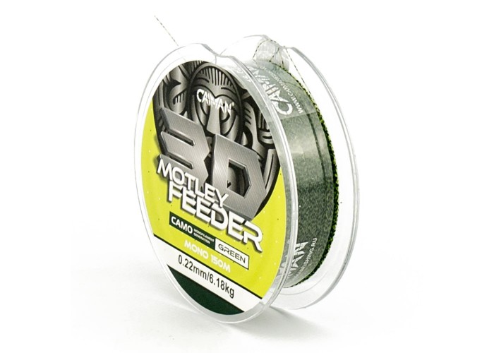 Леска Caiman Motley Feeder 150м 3D Camo green 0,22 мм