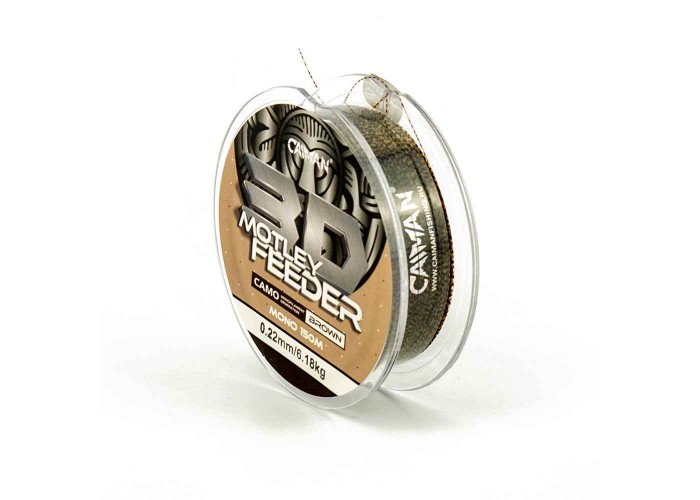 Леска Caiman Motley Feeder 150м 3D Camo Brown 0,22 мм