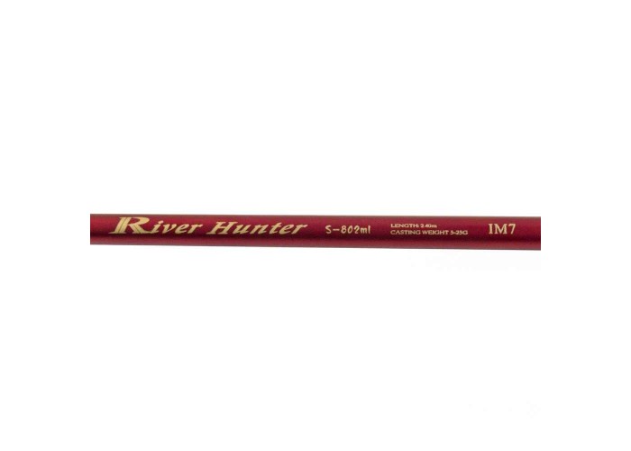 Спиннинг Caiman River hunter spin (Красные) IM-7 5-25g 2.40м