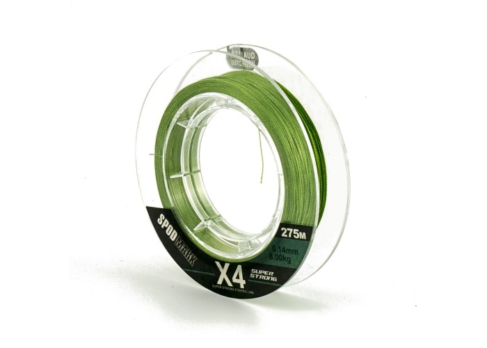 Шнур Caiman Spod&Mark 275м 0,14мм зеленый