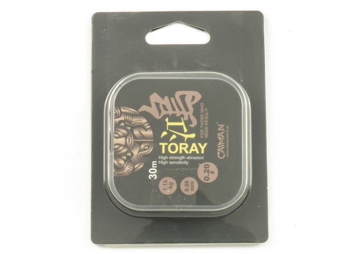Леска Caiman Toray White 30м 0,08мм #0.2