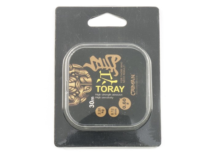 Леска Caiman Toray White 30м 0,12мм #0.6