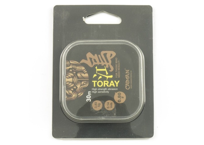 Леска Caiman Toray White 30м 0,14мм #0.8