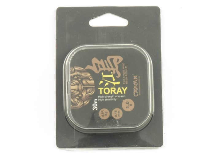 Леска Caiman Toray White 30м 0,16мм #1.0