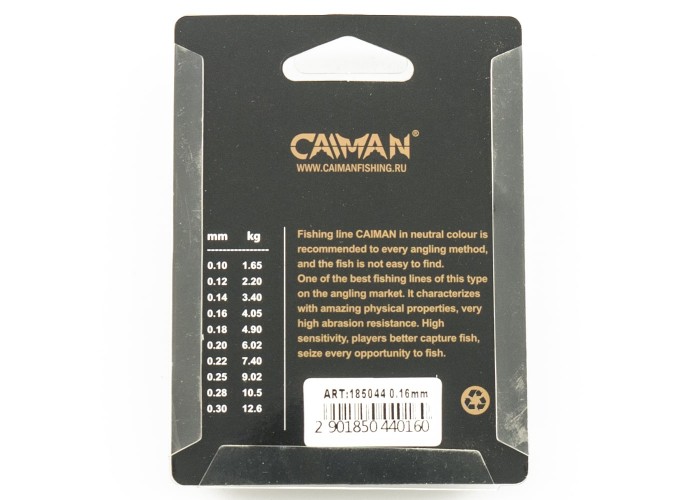 Леска Caiman Toray White 30м 0,16мм #1.0