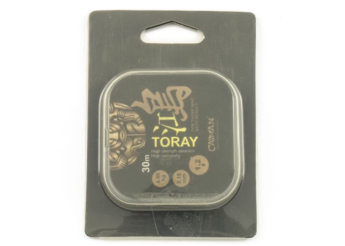 Леска Caiman Toray White 30м 0,18мм #1.2