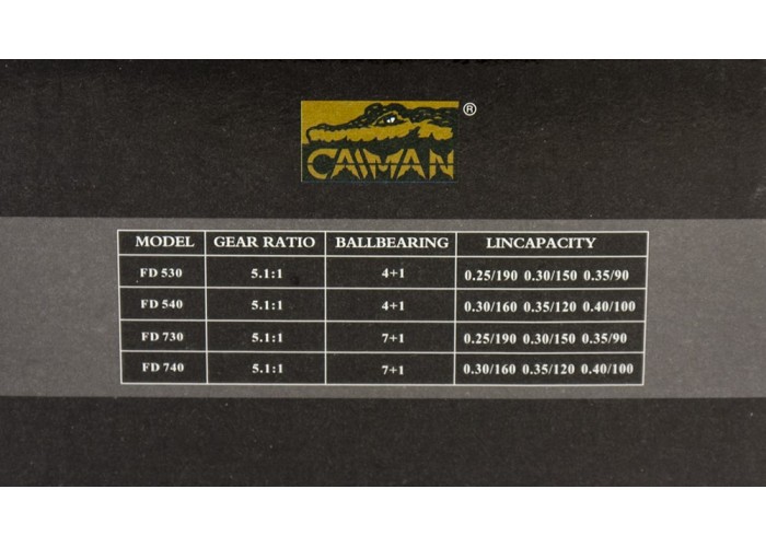 Катушка Caiman Tronado FD 740 (7+1 BB)
