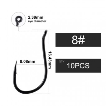 Крючок Carpking Wide gade №8 ( уп. 10шт.)