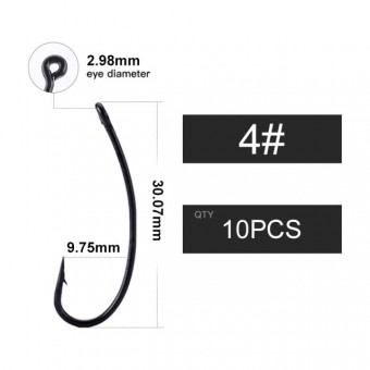 Крючок Carpking Turndown №4 ( уп. 10шт.)