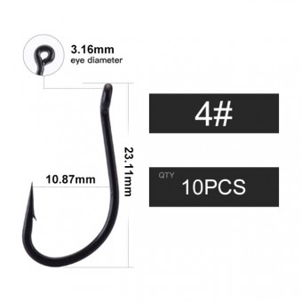 Крючок Carpking Wn hook №4 ( уп. 10шт.)