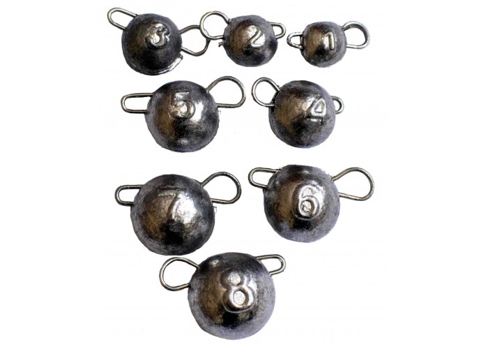 Груз IVVA "Чебурашка" Ф 0,6мм 7 гр (20 шт. в упак)