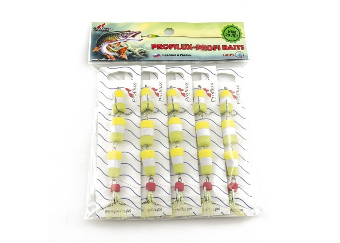 Мандула Profilux "Classic" 3Х цв 16 желтый-белый-салатовый