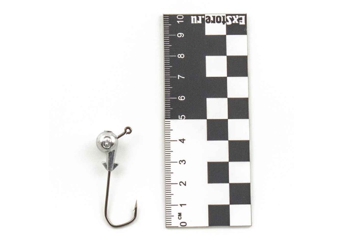 Джиг головка IVVA крючок 3/0 8 гр 120 градусов (10 шт. в упак.)