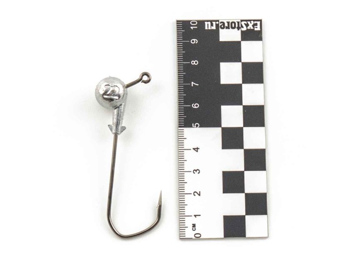 Джиг головка IVVA крючок 7/0 22гр 120 градусов (10 шт. в упак.)