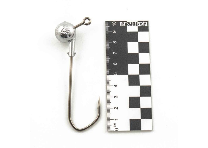 Джиг головка IVVA крючок 12/0 46гр 120 градусов (10 шт. в упак.)