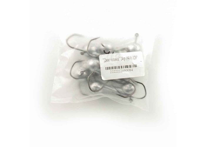 Джиг головка IVVA крючок 4/0 24гр 120 грудусов (10 шт. в упак.)