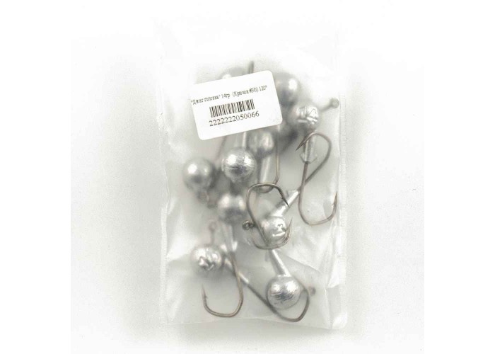 Джиг головка IVVA крючок 3/0 14 гр 120 градусов (10 шт. в упак.)