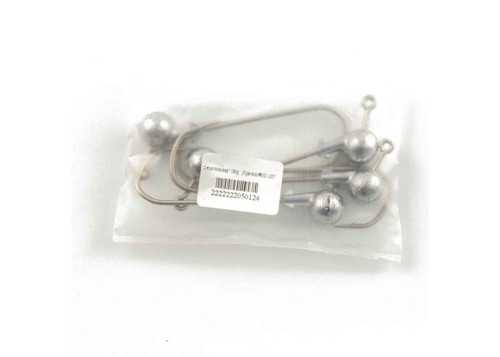 Джиг головка IVVA крючок 8/0 18гр 120 градусов (5 шт. в упак.)