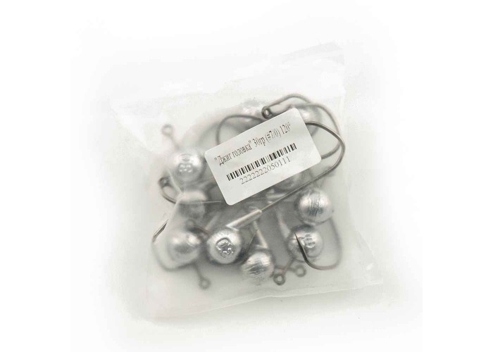 Джиг головка IVVA крючок 7/0 30гр 120 градусов (10 шт. в упак.)