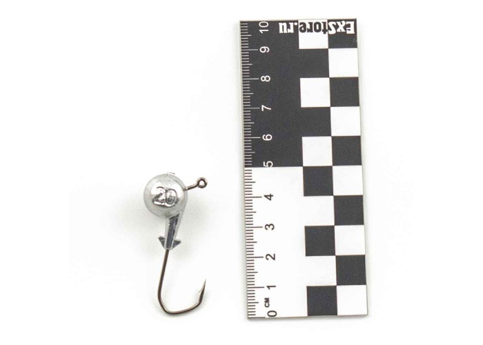 Джиг головка IVVA крючок 3/0 20 гр 120 градусов (10 шт. в упак.)