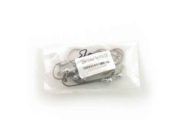 Джиг головка IVVA крючок 5/0 4гр 120 градусов (10 шт. в упак.)