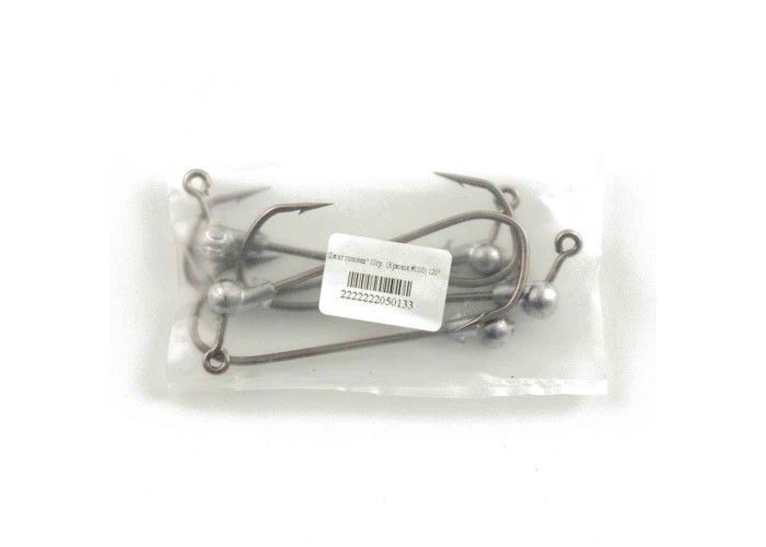 Джиг головка IVVA крючок 10/0 10гр 120 градусов (5 шт. в упак.)