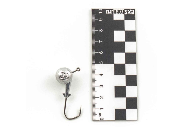 Джиг головка IVVA крючок 3/0 22 гр 120 градусов (10 шт. в упак.)