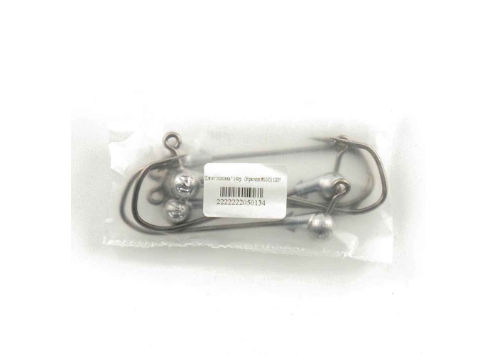 Джиг головка IVVA крючок 10/0 14гр 120 градусов (5 шт. в упак.)