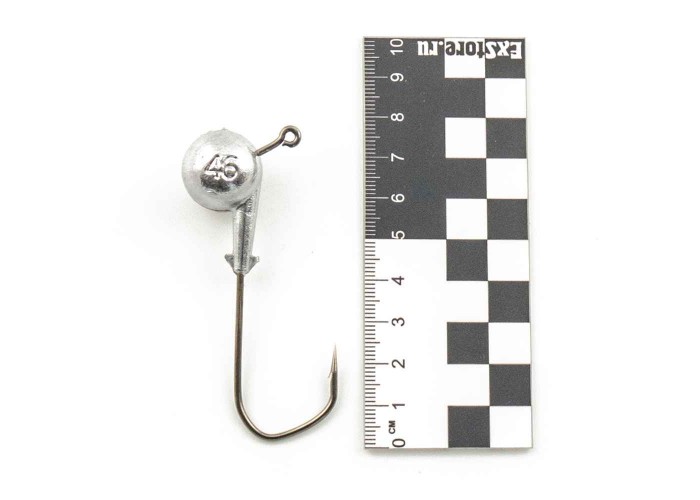 Джиг головка IVVA крючок 7/0 46гр 120 градусов (10 шт. в упак.)