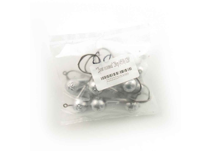 Джиг головка IVVA крючок 5/0 28гр 120 градусов (10 шт. в упак.)