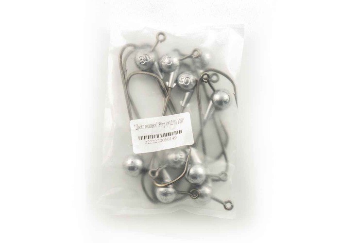 Джиг головка IVVA крючок 12/0 30гр 120 градусов (10 шт. в упак.)