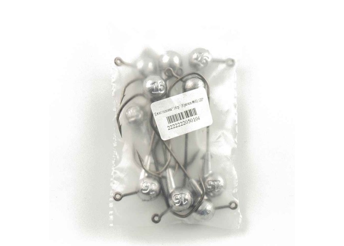 Джиг головка IVVA крючок 6/0 16гр 120 градусов (10 шт. в упак.)