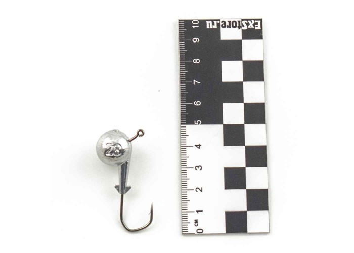 Джиг головка IVVA крючок 3/0 28 гр 120 градусов (10 шт. в упак.)