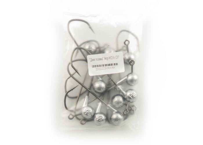 Джиг головка IVVA крючок 12/0 34гр 120 градусов (10 шт. в упак.)