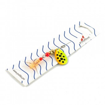 Блесна вращающаяся Profilux Френч 2 (4гр) цв. 209 регги вертикальный (5 шт в упак.)