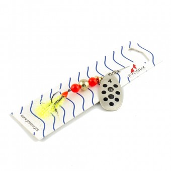 Блесна вращающаяся Profilux Френч 4 (10гр) цв. 01-м серебро матовое (5 шт в упак.)