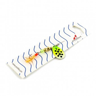 Блесна вращающаяся Profilux Френч 2 (4гр) цв. 210 перламутр-желтый-салатовый (5 шт в упак.)